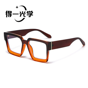 Square Frame <b>Sunglasses</b> Pc Material Women Anti Blue Light Uv Protection - Product Image 4