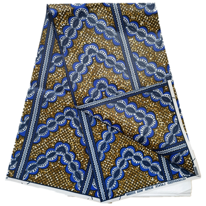 ZHAORUN Commandez le nouveau modèle de tissu wax africain brodé de sequins, style imprimé wax 100% coton Ankara pour robe de femme - Product Image 5