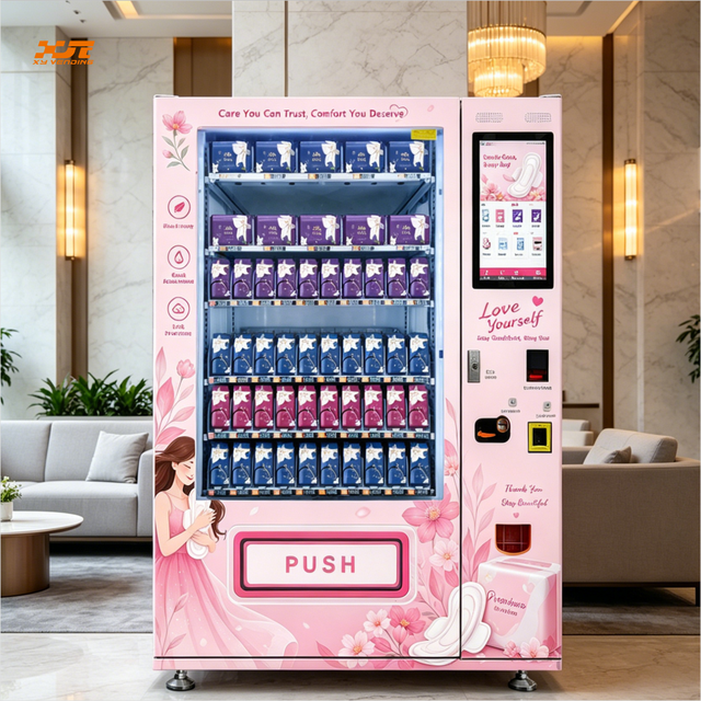 24 Hours Service Large Capacity Automatic Dispenser Smart Vending Machine for Women Sanitary Pads