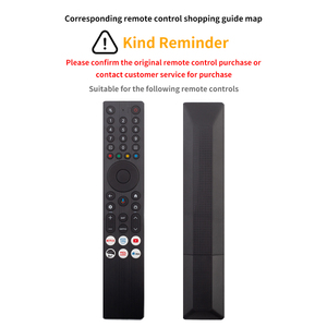 Coque de télécommande en silicone moulée avec précision 1:1 pour <span class=keywords><strong>TCL</strong></span> RC833A, étui antidérapant pour télécommande TV, vente en gros - Product Image 2