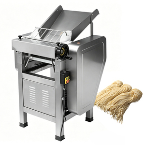 Nouvelle machine commerciale à pâtes en acier inoxydable GRM-130 1500W 380V/50Hz, épaisseur réglable, automatique, pour pâtes fraîches et farine de boulangerie - Product Image 5