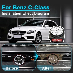 Navihua para Mercedes-Benz Clase C, E, S, G, CLS: Reloj Inteligente para Actualización de Coche, Pantalla de Tiempo en Consola Central, Brújula Electrónica para Coche - Product Image 5