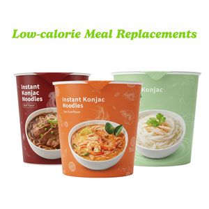 Nouilles à faible teneur en glucides à base de plantes, soupes aux multiples saveurs, nouilles shirataki instantanées en gobelet, emballage OEM ODM - Product Image 4