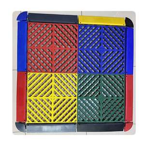 Carrelage de sol pour garage Grands sols Conception auto-drainante à nervures ouvertes à écoulement libre - Product Image 6