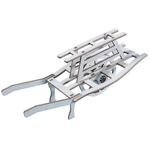 รถเข็นเด็กแบบล้อเดียวทำด้วยไม้โมเดลวิทยาศาสตร์สำหรับเด็กสิ่งประดิษฐ์ขนาดเล็กวัสดุแฮนด์เมดการทดลองทางวิทยาศาสตร์ - Product Image 1