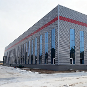 आधुनिक प्रीफैब्रिकेटेड स्टील संरचना औद्योगिक डिजाइन घर जिम शॉपिंग मॉल होटल वेयरहाउस वर्कशॉप वर्कशॉप सुपरमार्केट - Product Image 1