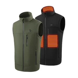 Hv2380 Lichtgewicht Oplaadbare Verwarming Jas Usb Elektrische Body Warmer Kleding Voor Mannen Vrouwen Verwarmd Vest Met 3 Verwarmingsniveaus