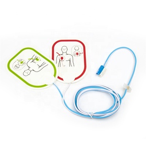 Elektroda AED Sekali Pakai untuk Dewasa, Bahan Busa, Bersertifikat CE, Perlengkapan Medis untuk <span class=keywords><strong>Defibrillator</strong></span>, Perawatan Darurat - Product Image 1