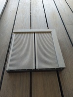 Planches de terrasse en composite bois-plastique anti-UV, décoratives, imperméables, durables, certifiées FSC, pour l'extérieur