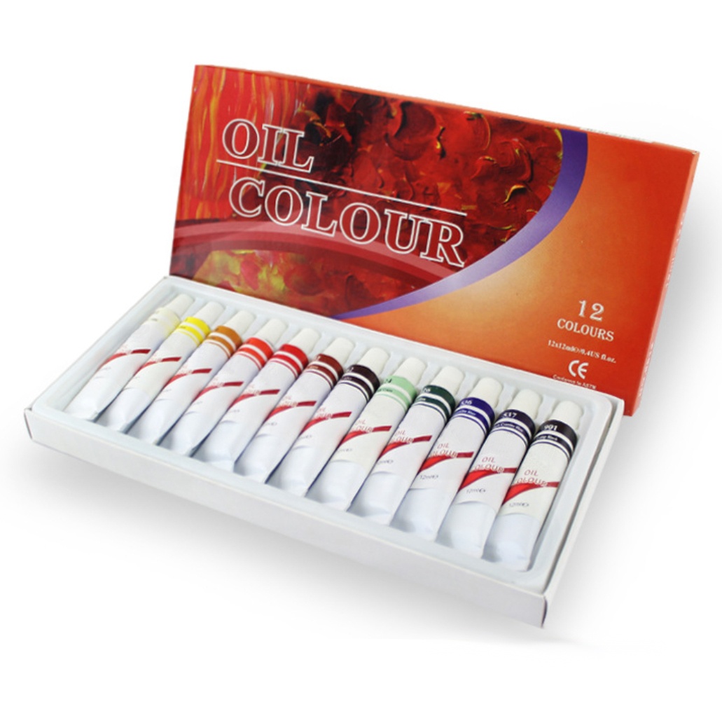 Сертификат 12 видов цветов 12 мл картина маслом цвета масляная краска