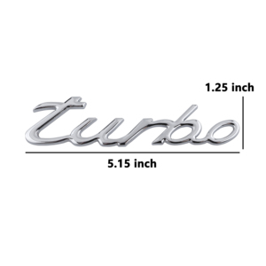 Logotipo de la marca Make You Own Turbo Car Emblem Professional Custom Car Sticker Badge Venta al por mayor Accesorios <span class=keywords><strong>para</strong></span> automóviles - Product Image 6