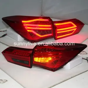 LED 尾灯为丰田花冠 LED Altis 2014-2015 年尾灯红色 YZV2