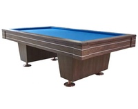 Mesa de billar comercial de diseño moderno de 8, 9 y 10 pies, mesa de billar coreana de lujo de 3 bandas, mesa de billar Hollywood en venta