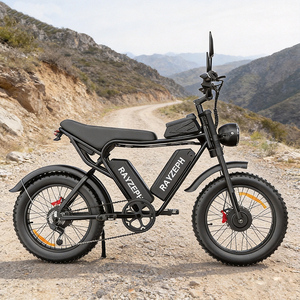 Bicicleta Eléctrica de Montaña RAYZEPH de 20 Pulgadas con Frenos de Disco Rápidos, Motor de Doble Eje, Neumáticos Anchos, Bicicleta Eléctrica para Adultos - Product Image 1