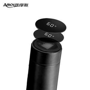 Amos Smart Water Bottle 450Ml Black Insulated Vacuum With Temperature Display For Home Office Travel - Product Image 2