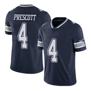 Jersey Sepak Bola Grosir Kota Dallas 3 George Pickens 4 Dak Prescott 0 Overshown Lengan Pendek Jahitan Rapi Ukuran Besar 100% - Product Image 6