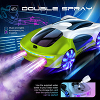 Nuevo Concepto de Auto Deportivo con Luces, Doble Spray, Derrape, Carreras, Juguete Eléctrico CV-E600, Escala 1:64, Alcance de 50m, Uso en Interiores, Plástico