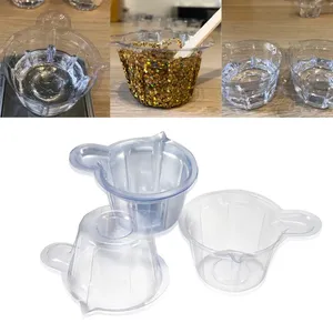1 pièce Gobelet jetable en plastique de 40 ml pour le stockage et la distribution de liquides, pour la peinture à l'aérographe, la fabrication artisanale DIY, l'art, les modélisme et les loisirs créatifs - Product Image 2