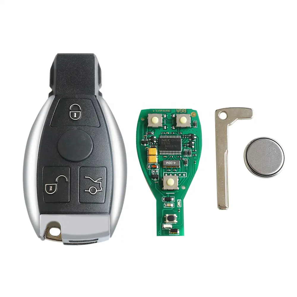 3B Smart Remote Key for Mercedes Benz with BGA NEC Chip 433MHz With small key 