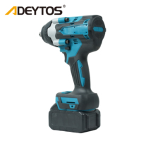 Perceuse électrique à vitesse variable ADEYTOS32Nm, robuste, 4 batteries au lithium, outils avec batterie au lithium pour usage industriel - OEM