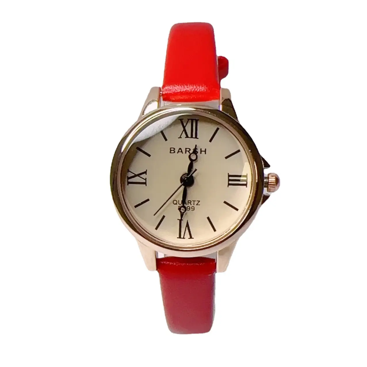 Jam tangan wanita, jam tangan mewah ringan model vintage, mode, temperamen sederhana, jam tangan mewah ringan