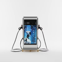 Chargeur sur pied OEM160 240KW pour usage commercial CCS2 OCCP 1.6J OCPP LAN 4G APP Wi-Fi avec écran publicitaire intelligent