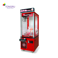 Machine de jeu d'arcade à pièces bon marché pour parc d'attractions, machine à griffes de type distributeur automatique avec accepteur de billets