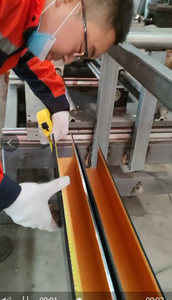 Carreaux de plafond en aluminium imperméable de <span class=keywords><strong>style</strong></span> design moderne pour les plafonds métalliques des stations de métro avec déflecteur extensible et forme de bande - Product Image 5