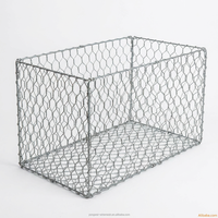 Caisse gabion en treillis métallique galvanisé avec service de soudage de trous hexagonaux par pliage et découpe, type expansé