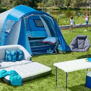 Imperméable extérieur 2-4 personnes plage 2 couches famille <span class=keywords><strong>Camping</strong></span> Pop up tente voiture <span class=keywords><strong>Protection</strong></span> couverture - Product Image 5