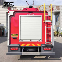 Camion de lutte contre l'incendie Dongfeng D9 4x2 à eau et mousse avec lance d'incendie et double réservoir à vendre