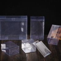 Boîte d'emballage en PVC transparent personnalisée par les fabricants, boîte d'emballage en PET, boîte en plastique PP, impression couleur universelle, boîte en plastique durable