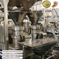 Désintégrateur humide haute performance 130-500 kg/h pour le broyage de beurre de cacahuète/pâte de sésame/pâte d'amande