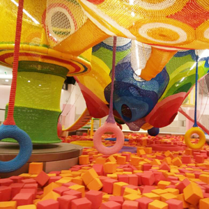 เชือกถักสีรุ้งสำหรับเด็กอุปกรณ์สนามเด็กเล่นอุปกรณ์สำหรับเด็กปีนและเล่น - Product Image 5