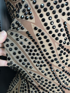 Abiti <span class=keywords><strong>da</strong></span> sera 2024 Sexy a maniche lunghe abiti <span class=keywords><strong>da</strong></span> sera in cristallo di lusso <span class=keywords><strong>eleganti</strong></span> abiti <span class=keywords><strong>da</strong></span> <span class=keywords><strong>cerimonia</strong></span> - Product Image 3