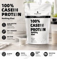 OEM AegleWell Clean Micellar Casein Powder Mendukung Pertumbuhan Otot & Pemulihan Semalam Suplemen Kebugaran Fasilitas GMP