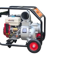 Pompa Air Mesin Bensin OEM 6-inci untuk Pengendalian Banjir Darurat, Pompa Drainase Kota, Starter Manual/Listrik, Aluminium