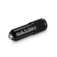 Lane NX4 Microphone à condensateur USB professionnel Enregistrement de micro de studio avec moniteur d'écho pour Podcast Computer Gaming