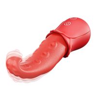 AMOR. Vibrador de Lengua con Simulación de Pulpo para Estimulación del Punto G - Juguete Sexual de Silicona Médica Impermeable IPX6 con Vibración
