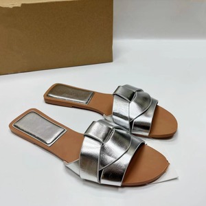 French High-End Women's Flat <b>Sandals</b> New Cross Strap Design Comfortable and Breathable for Summer Outdoor Wear - Product Image 1