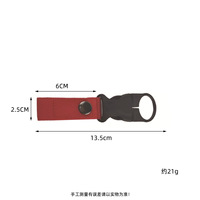Clip de fixation portable en nylon pour bouteille d'eau, boucle multifonctionnelle à dégagement rapide, sangle porte-bouteille pour la randonnée en extérieur