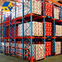 Entraînement de stockage en rack à haute densité NOVA dans le système de rayonnage Entraînement de stockage industriel à grande capacité de charge dans le système de rayonnage à palettes