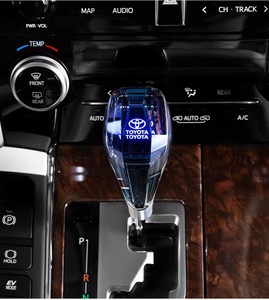 Phụ kiện ô tô đa năng, phụ tùng độ, cần số xe pha lê <span class=keywords><strong>LED</strong></span> nhiều màu 8mm, có logo tùy chỉnh cho Toyota BMW - Product Image 2