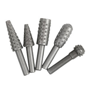 Ensemble d'accessoires d'outils de meulage rotatifs noirs 5 pièces pour le travail du bois avec tête de meulage électrique pour forets à bois - Product Image 2