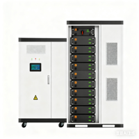 Système de stockage d'énergie solaire hybride commercial tout-en-un AHTECH 50k 100kw 200kw, armoire de stockage d'énergie