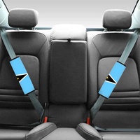 Coussinets de ceinture de sécurité en néoprène personnalisés avec drapeau national de Sainte-Lucie, 2 pièces, absorbant les chocs, pour voiture, cadeau promotionnel
