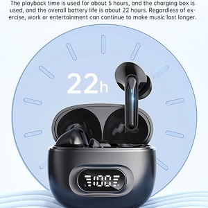 Meilleures ventes : Écouteurs sans fil Audifono pour <span class=keywords><strong>iPhone</strong></span>, affichage LED, écouteurs TWS, casque sport, suppression du bruit, casque intra-auriculaire pour jeux - Product Image 2