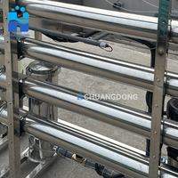 Récipient sous pression d'eau purifiée par osmose inverse 1000L pour usine ro dans la station de dessalement de l'eau 20 mille litres pour montre