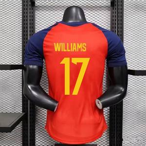 Nouveau maillot de football domicile Espagne 2026 version fan – Maillot de match <span class=keywords><strong>Rodrigo</strong></span>, ISI, Pedri – Version joueur Lamin – Personnalisation Williams - Product Image 3
