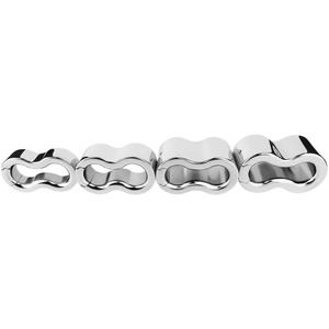 Anillo para Pene de Acero Inoxidable, Anillo para Pene con Peso Escrotal Grueso, Diseño Circular Liso, Dispositivo de Bondage Fetichista SM - Product Image 4